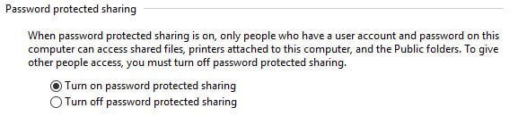 Password Protected Sharing