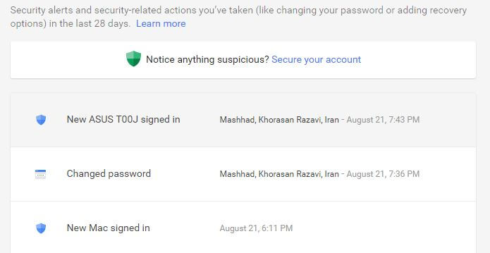 recently-loing-and-changed-password